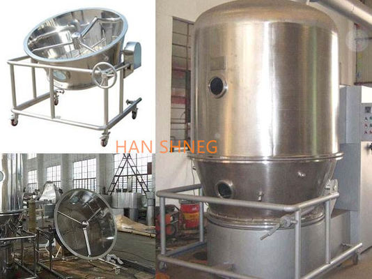 Droger van het hoog rendement de Verticale Vloeibare Kokende Bed/Vloeibaar gemaakt - bed Drogende Machine voor Melk Juice Powder Granulator