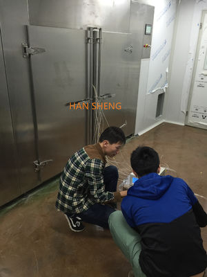 GMP van het de Korrelkabinet van het Roestvrij staal de Farmaceutische Natte Poeder Hete Lucht die Tray Drying Oven From China-Leveranciers doorgeeft