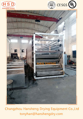 Ononderbroken het Type van Transportbandtunnel Maniok Mesh Belt Dryer in instudry levensmiddel