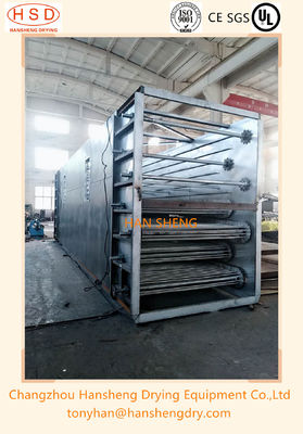 Industriële Transportband Mesh Belt Systems Dryer Machine voor het Verse Hennepbladeren Ontwateren