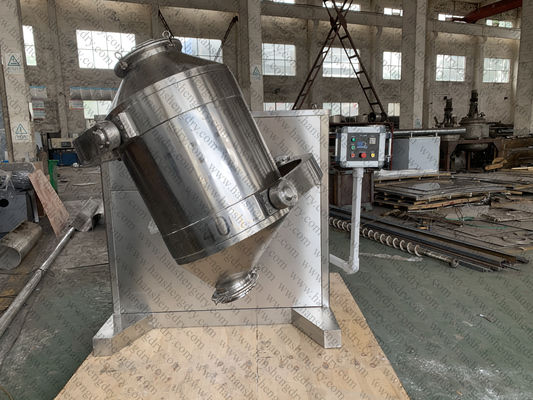 de Driedimensionele Mixer van 400L 4KW voor Kruidenpoeder