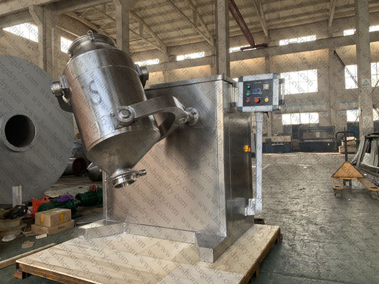 De Driedimensionele Mixer van het gezondheidszorgpoeder 600L 13RPM