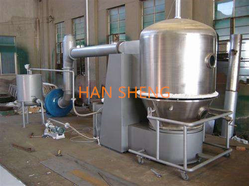 Droger van het hoog rendement de Verticale Vloeibare Kokende Bed/Vloeibaar gemaakt - bed Drogende Machine voor Melk Juice Powder Granulator