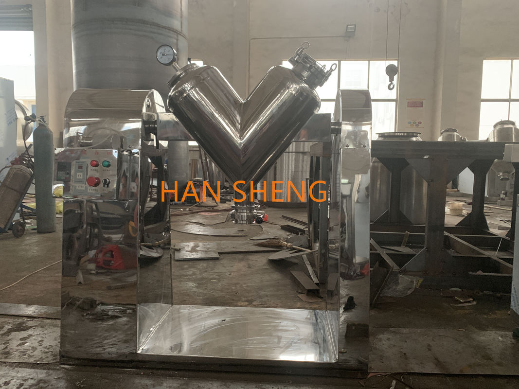 Kleine V-Type Roterende Bewegende Mixer met Vacuumize in Farmaceutische Chemische Voedselindustrie van de Leveranciers van China voor RD